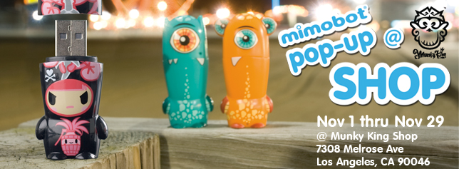 Mimobot Pop Up Shop @ Munky King